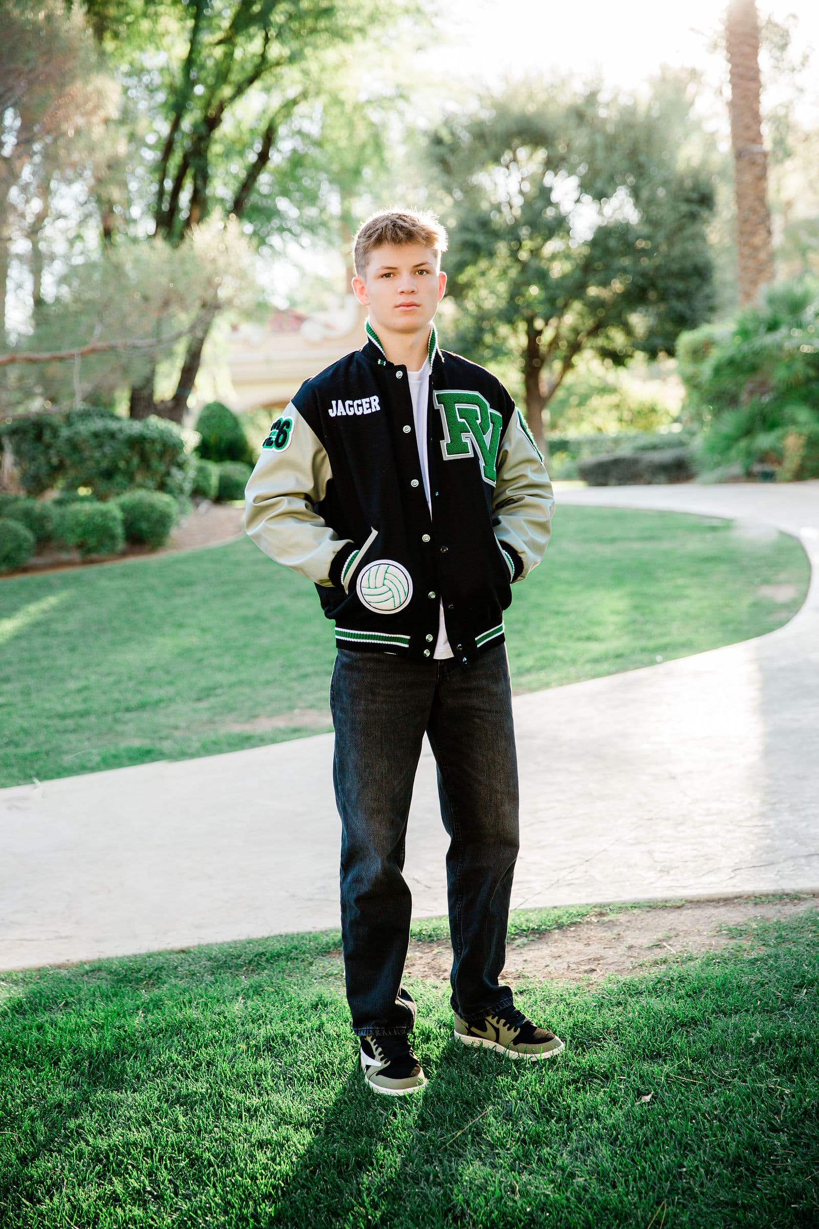 Senior boy varsity jacket at JW Marriott Las Vegas